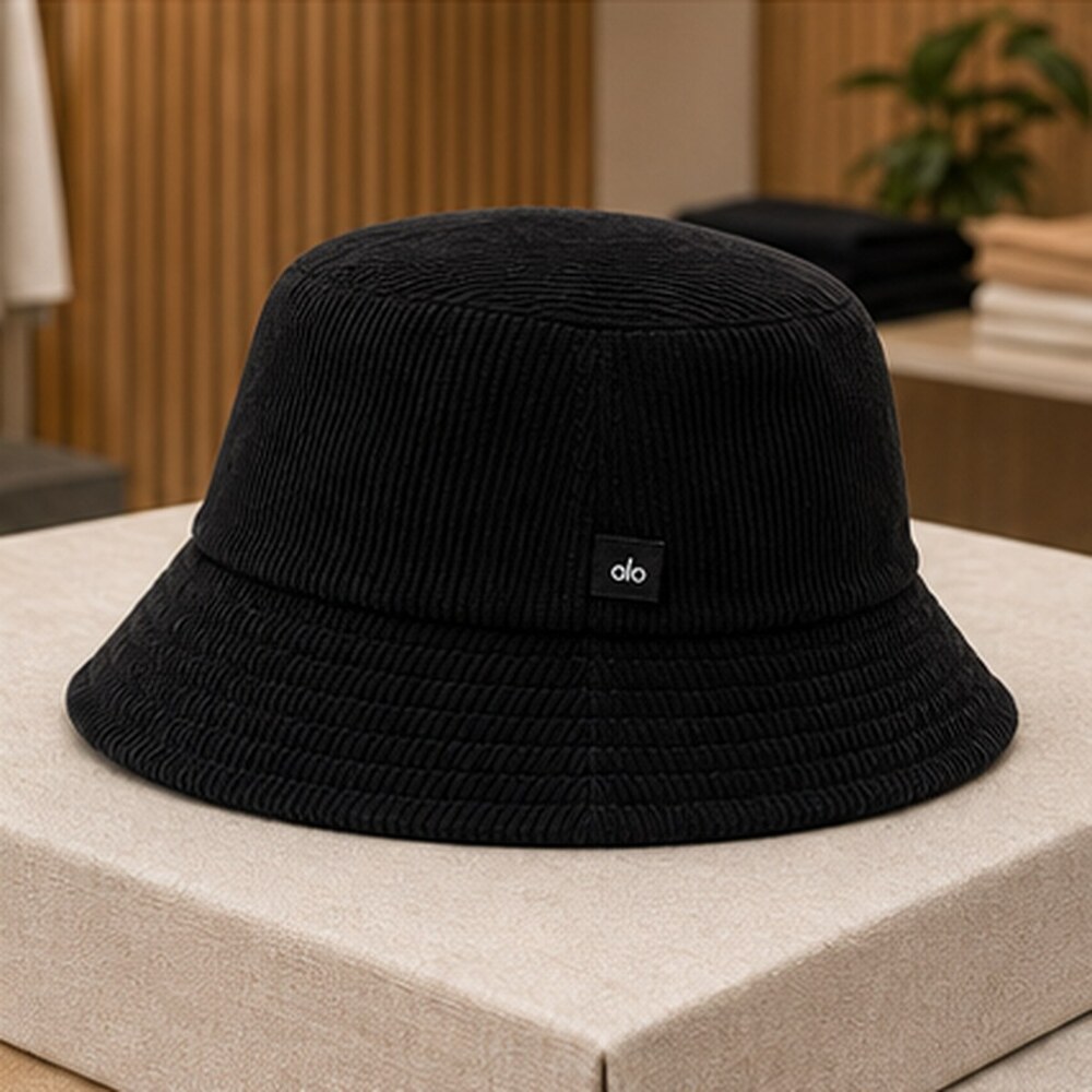 ALO Yoga Black Casual Bucket Hat Activewear